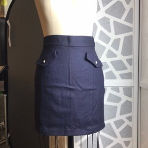 Pocket detail mini skirt